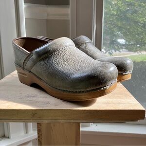 Leather Dansko Clogs
